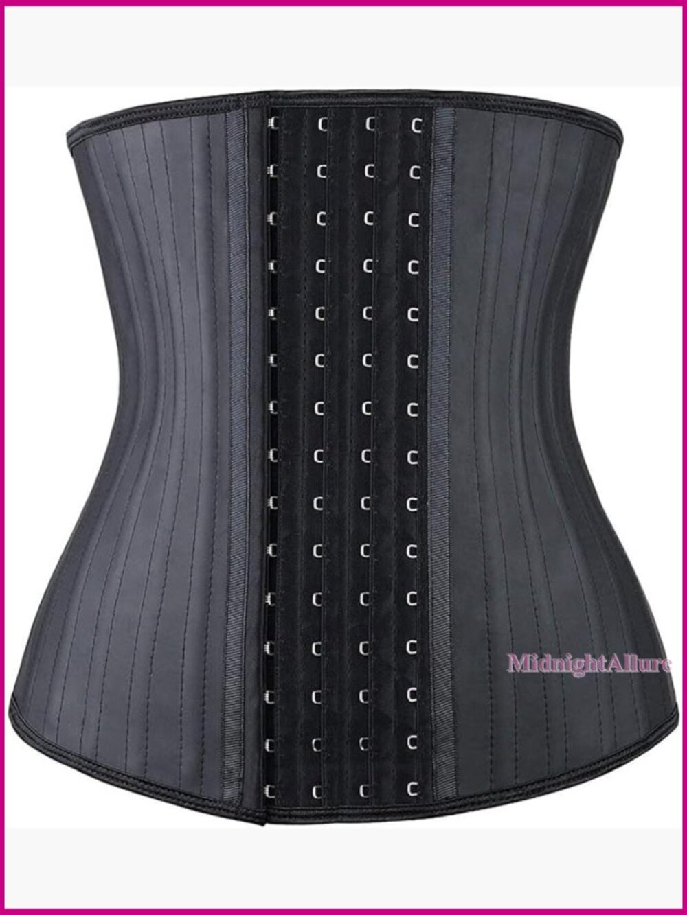 Latex Waist Trainer Corset 4 Hook Underbust Body Shaper Hourglass Shapewear